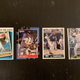 1988 Topps Lou Brock (TBTC), 1988 Donruss Will Clark, 1997 Collector’s Choice Edgar Martinez, 2007 Upper Deck Derek Jeter